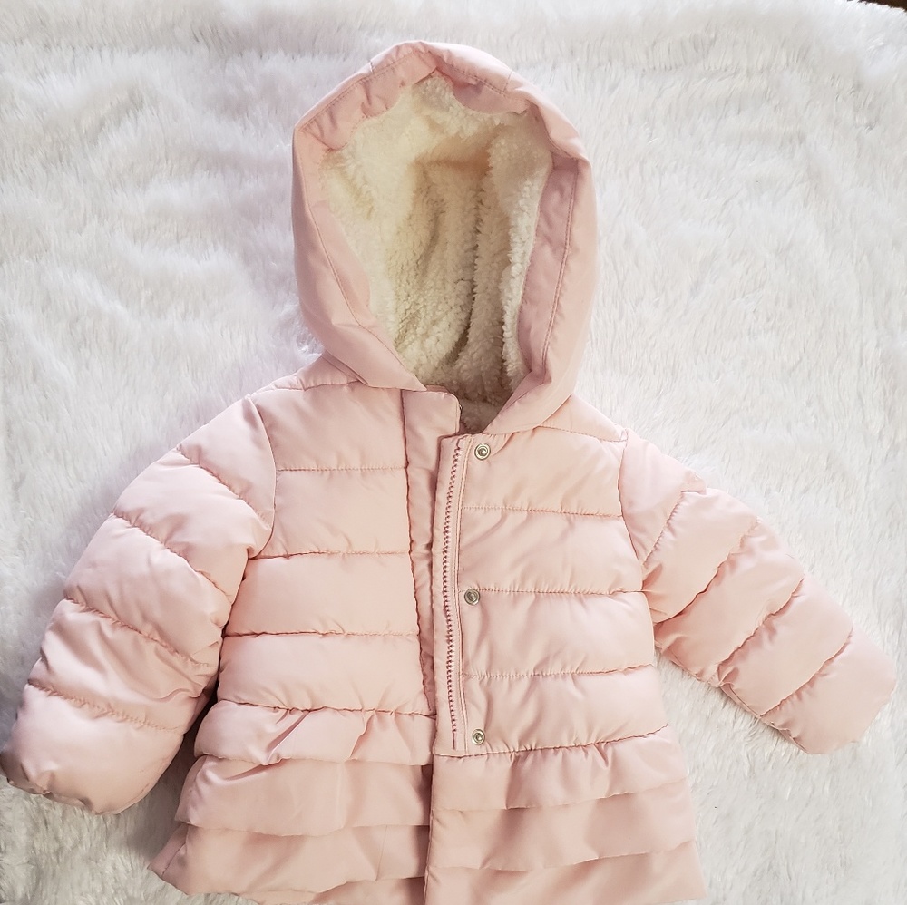 Baby GAP pink puffer jacket